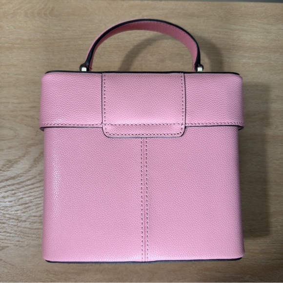 Kate Spade Voyage Small Top Handle Crossbody Purse Bag Pink Sugar New York Logo - Picture 11 of 12